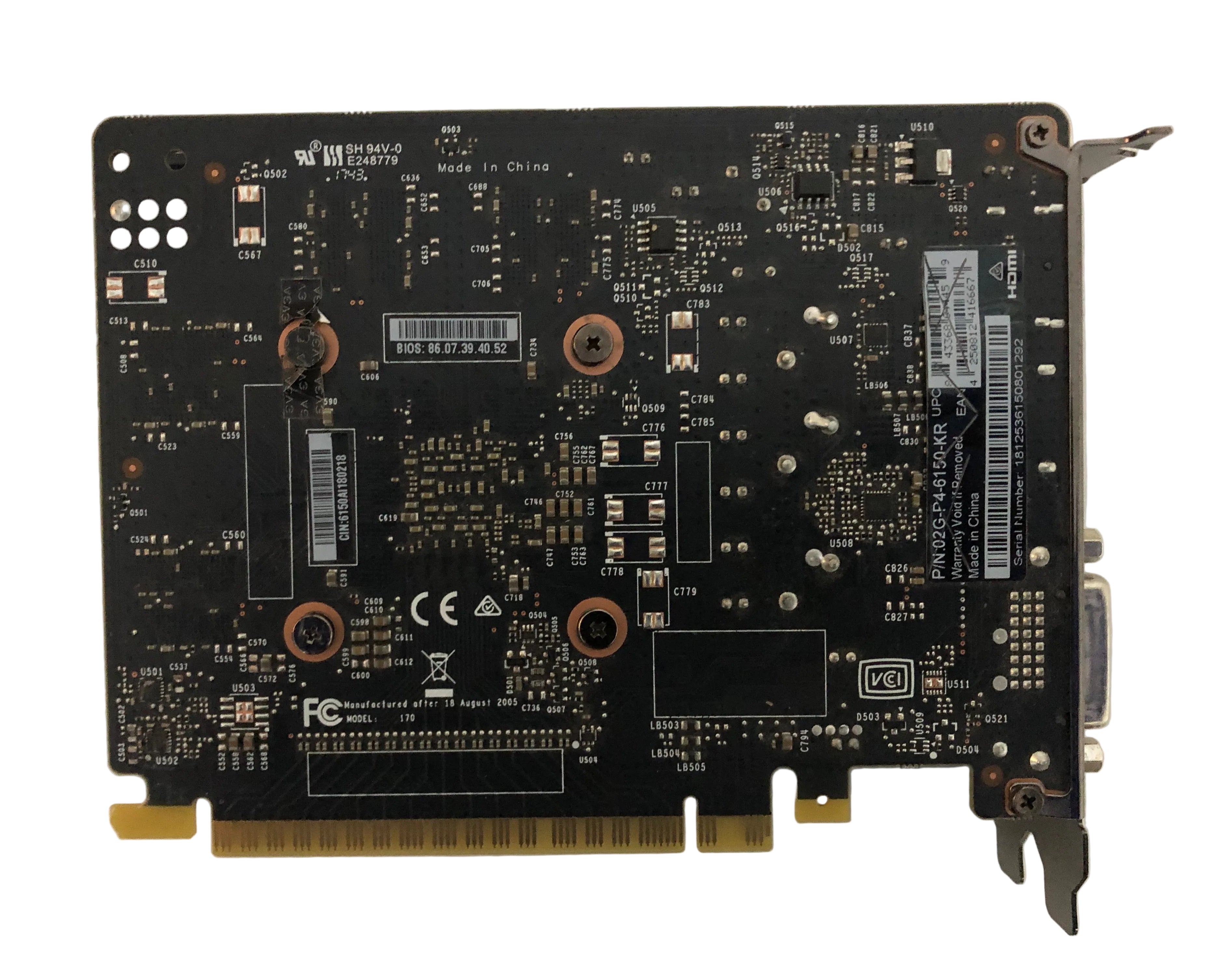Refurbished EVGA NVIDIA GeForce GTX 1050 Graphics Card – 2GB GDDR5 PCIe Gaming GPU