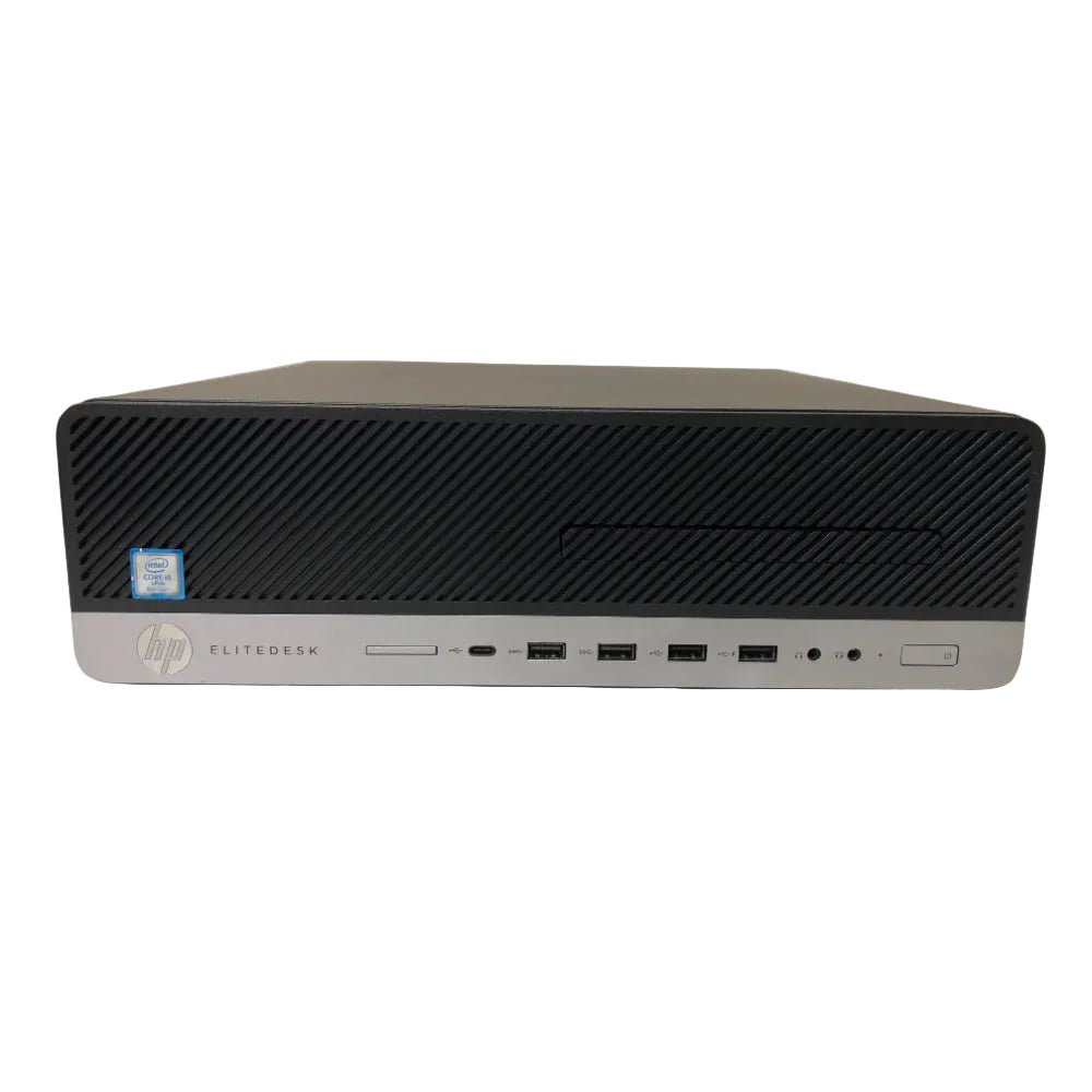 Refurbished HP EliteDesk SFF PC, Intel Core i5-8500 CPU, 8GB DDR4, 250GB SSD, Windows 11 Professional