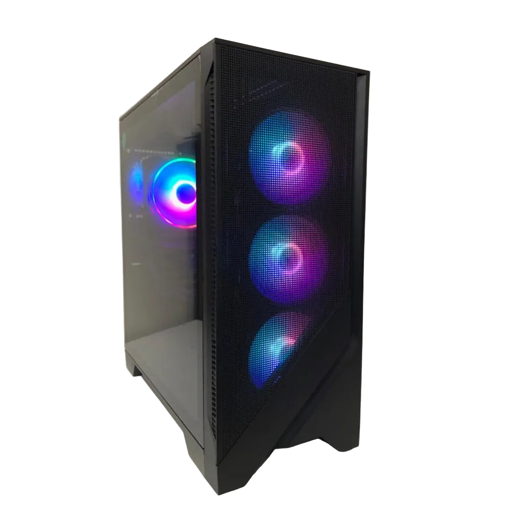 Refurbished Custom Gaming PC – Intel Core i7-8700K, 32GB DDR4 RAM, MSI GTX 1660TI 6GB GPU, 500GB NVMe SSD, 2TB WD Blue SSD, Windows 11 Professional