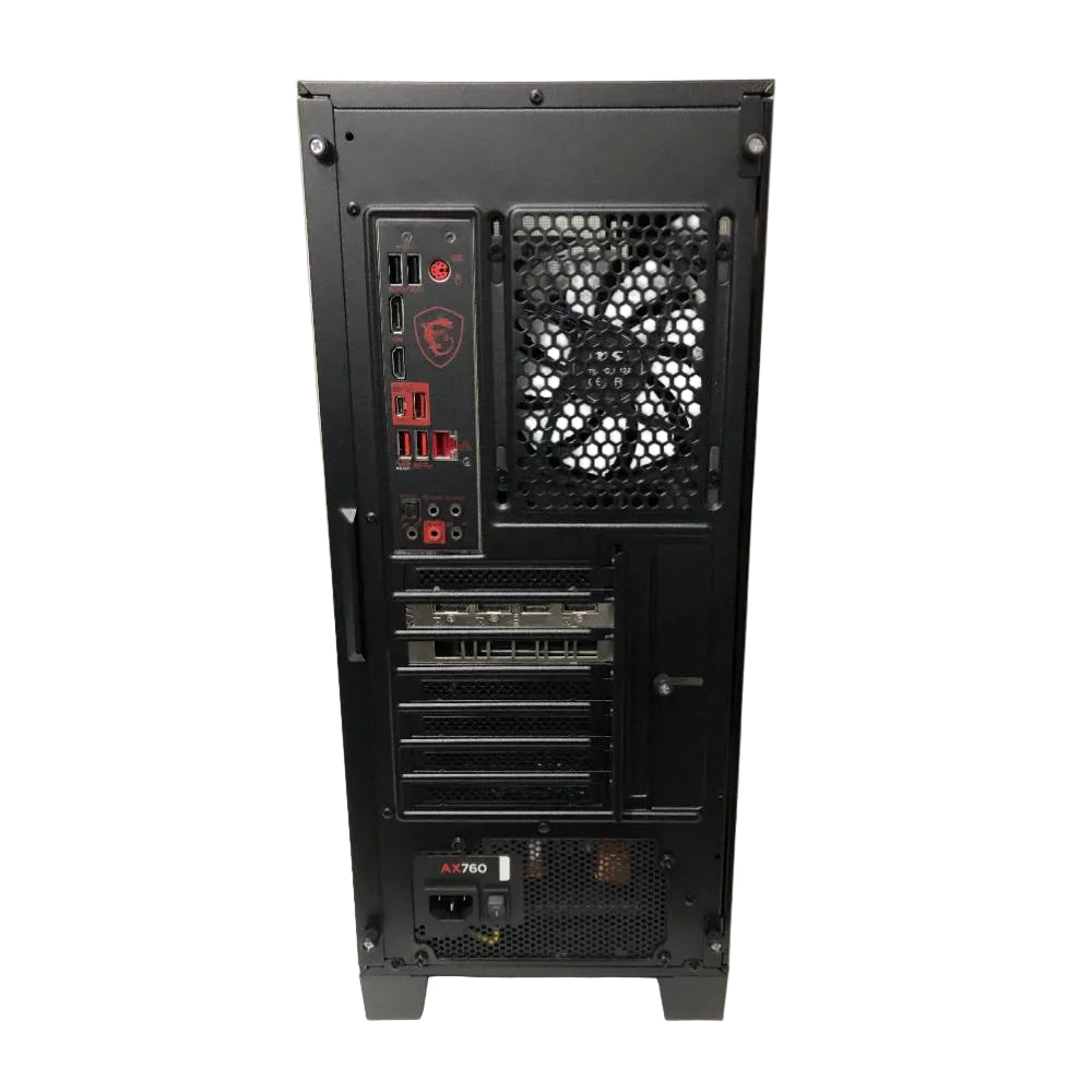 Refurbished Custom Gaming PC – Intel Core i7-8700K, 32GB DDR4 RAM, MSI GTX 1660TI 6GB GPU, 500GB NVMe SSD, 2TB WD Blue SSD, Windows 11 Professional