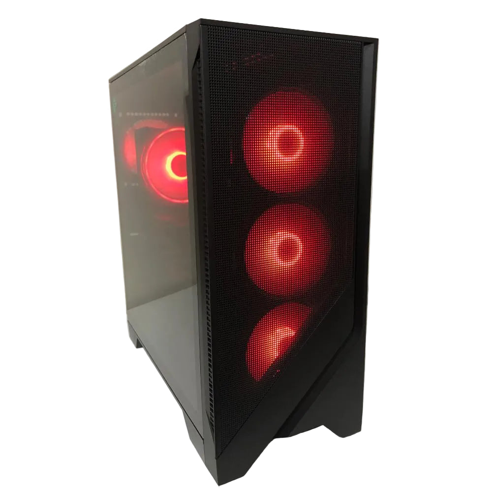 Refurbished Custom Gaming PC – Intel Core i7-8700K, 32GB DDR4 RAM, MSI GTX 1660TI 6GB GPU, 500GB NVMe SSD, 2TB WD Blue SSD, Windows 11 Professional