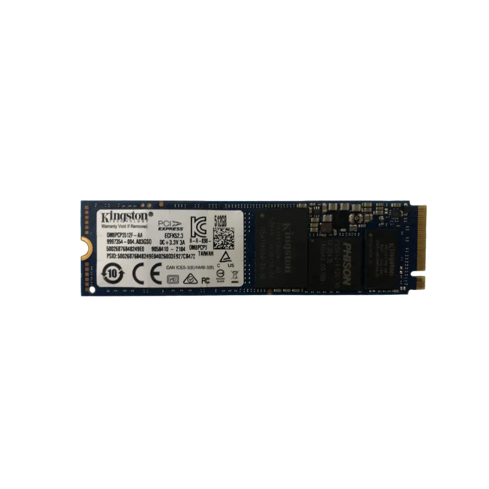 Refurbished Kingston 512GB M.2 2280 PCIe NVMe SSD Drive