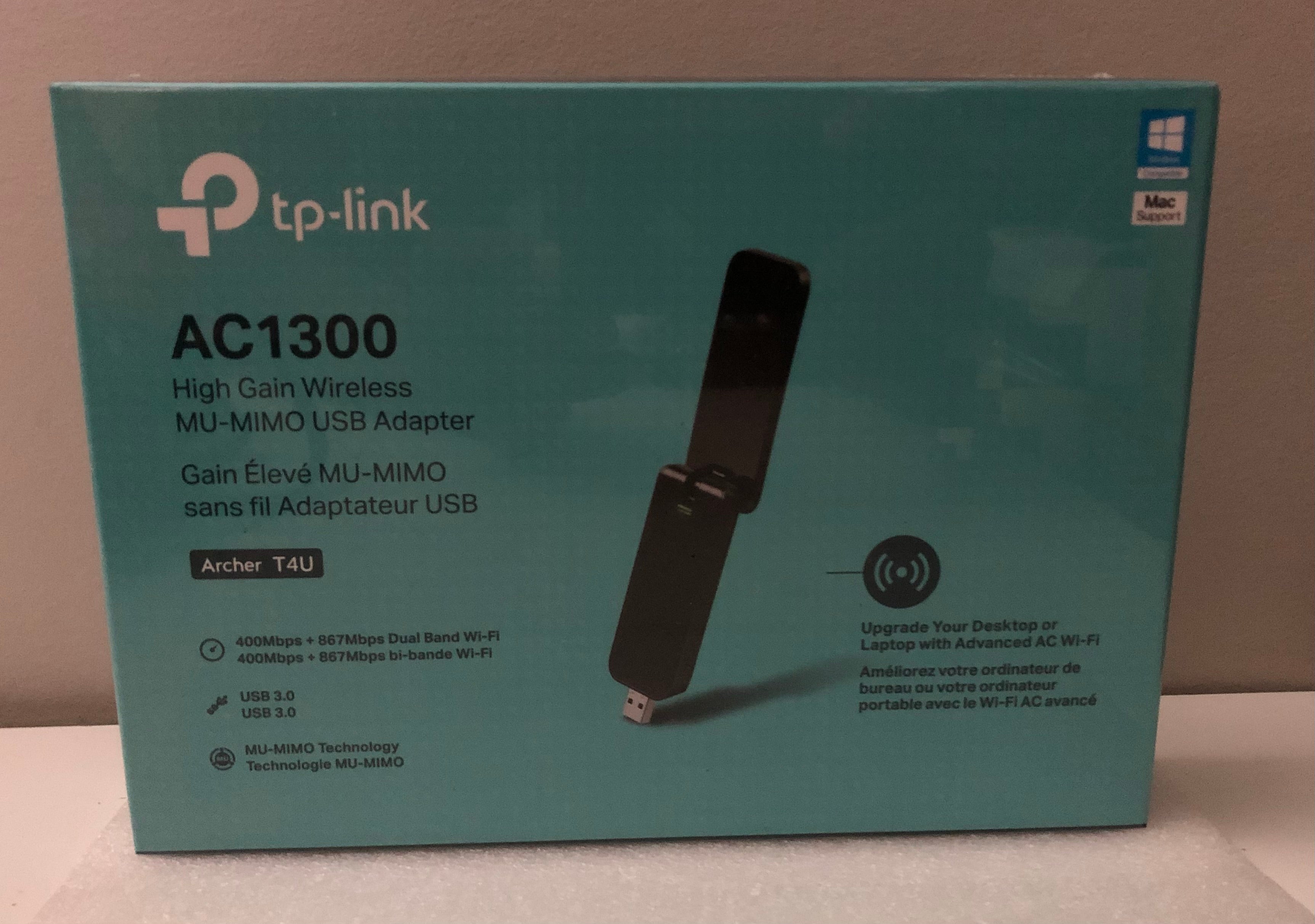 TP-Link AC1300 Dual Band USB 3.0 Wireless Wi-Fi Network Adapter