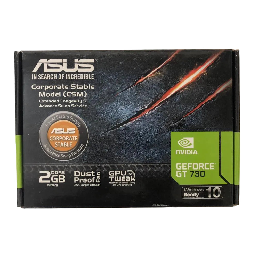 New ASUS GeForce GT 730 2GB DDR3 Graphics Card – Reliable Desktop & Office Upgrade
