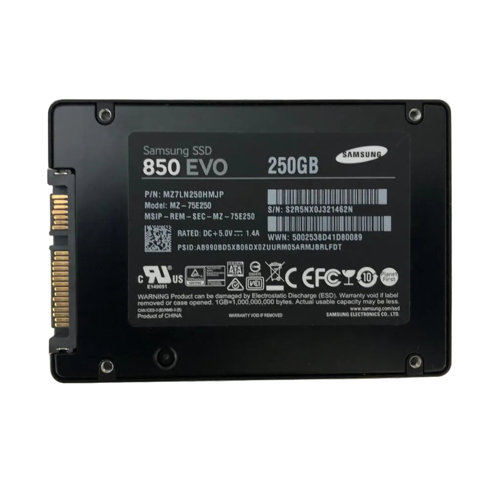 Samsung 850 EVO 250GB SATA III SSD – Refurbished & Tested