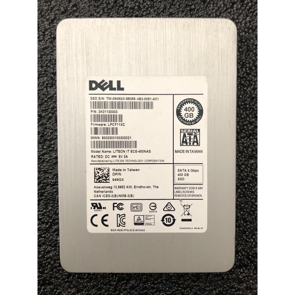 Refurbished Dell Enterprise 949GX / Lite-On IT ECE-400NAS 400GB 2.5" MLC SATA SSD